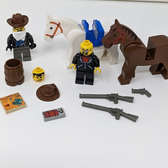 Lego Other - Lego Vintage Minifigures Horses Cowboy Adventures Parts Pieces